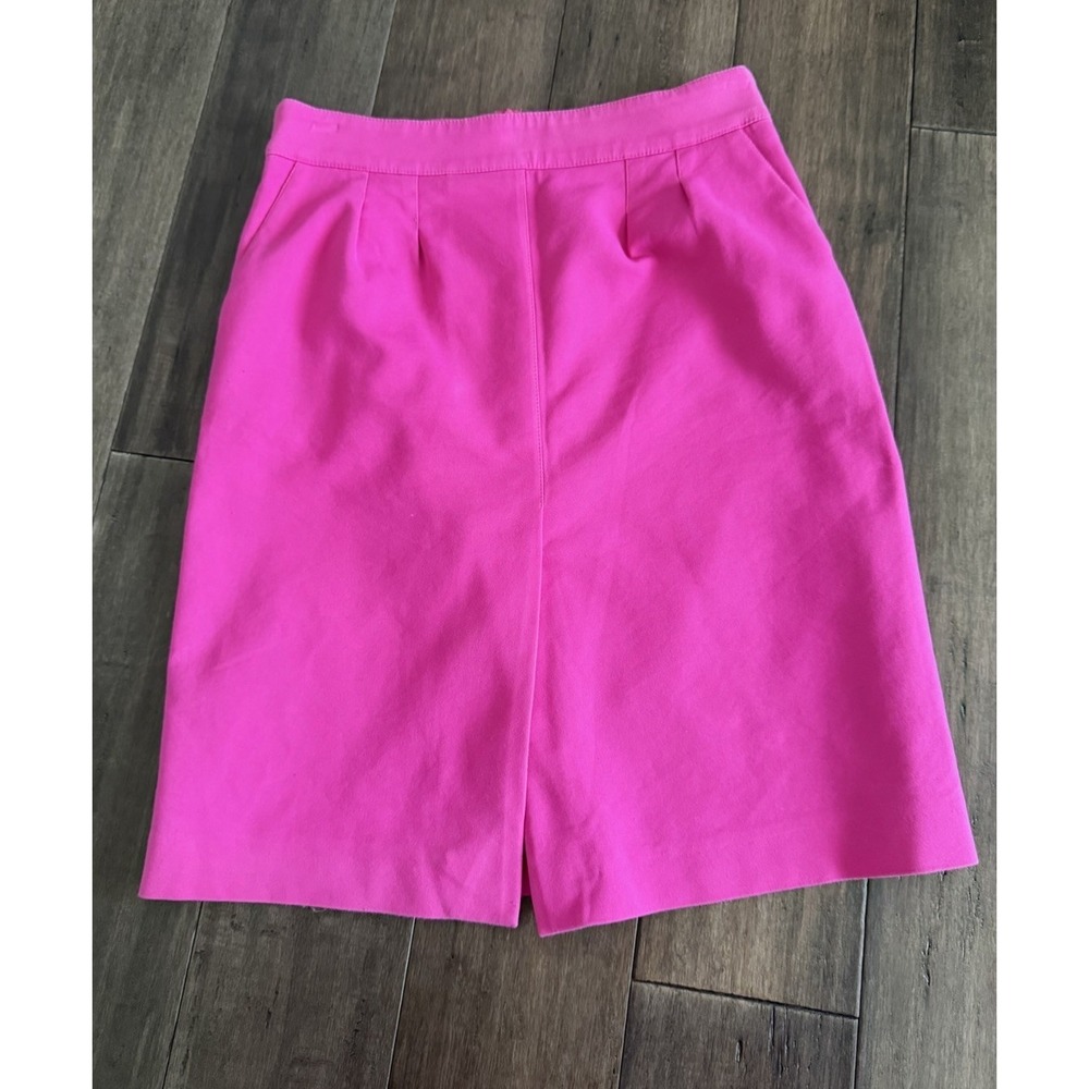 ZARA High Waist Pencil Skirt Hot Pink Career Feminine Ditsy Dopamine Dressing M